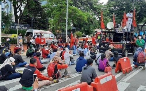 Aksi Hari Buruh, 30 Orang Massa Diamankan Polisi 