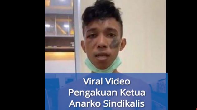 Beredar Video Pengakuan Ketua Anarko Sebut Nama Anggotanya