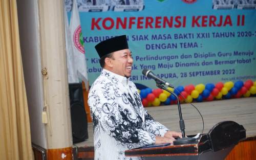 Buka Konferensi PGRI ke Dua, Wabup Husni Ingin Pendidikan Lebih Baik