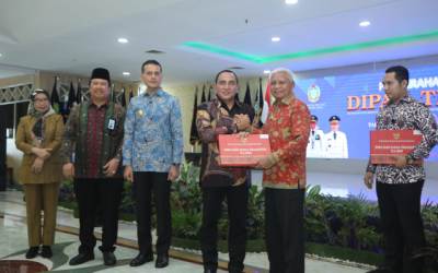 Bupati Asahan Terima DIPA 2020 dari Gubernur Sumut