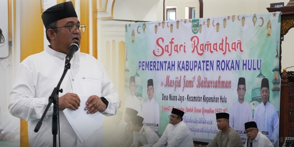 Ramadan Penuh Berkah di Muara Jaya, Warga Sambut Hangat Kehadiran Sekda Rohul