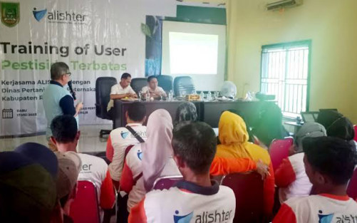 DKP Rohil Bersama Alister Riau Adakan Pelatihan Penggunaan Herbisida Terbatas