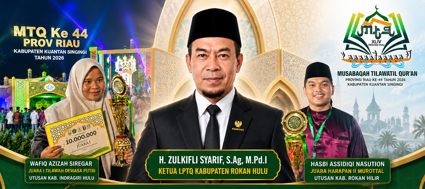 LPTQ Rohul Buka Suara Soal Hasbi dan Wafiq di MTQ Riau 2026