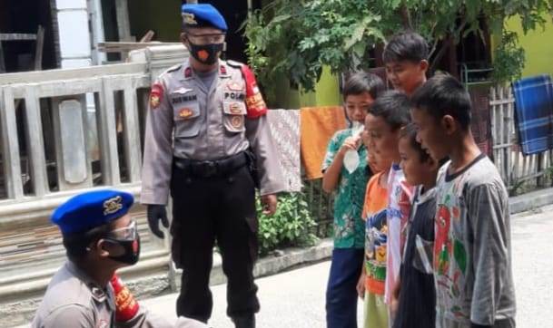 Satpolair Polresta Tangerang Sediakan Wifi Anak Nelayan