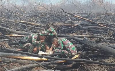 Panglima TNI Janji Copot Anak Buah Gagal Padamkan Karhutla