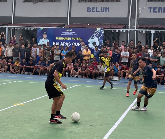 Turnamen Futsal Kalapas Cup, Residivis VS Elpali B Sebelas Gol Tersaji