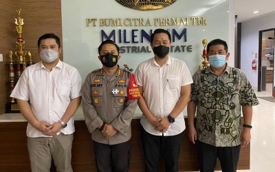 Kapolresta Tangerang Cek Pelaksanaan Prokes di PT BCP