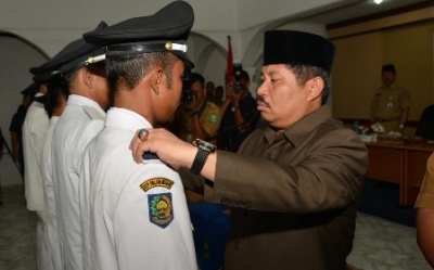 Bupati Lantik 4 Penjabat Kepala Desa