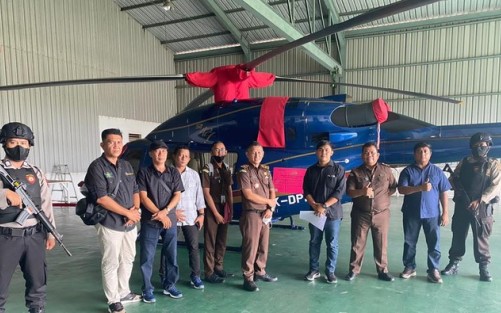 Helikopter Bos Duta Palma Group Tersangka Korupsi Rp 78 T Disita!