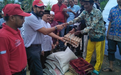 Korban Banjir Aceh Utara Terus Terima Bantuan 