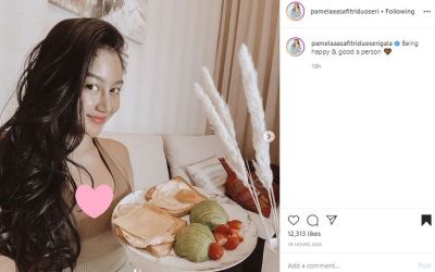 Pamer Makan Roti, Pamela Safitri Bikin Pusing Netizen