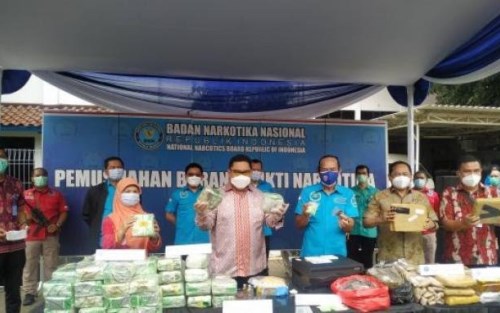 BNN Selama 3 Bulan Sita 808,68 Kg Sabu