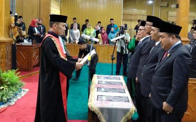 Ketua Pengadilan Negeri Lantik Ketua DPRD Bengkalis