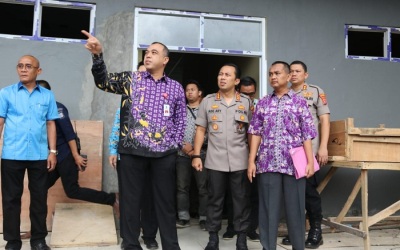 Bupati Tangerang dan Kapolres Tinjau Gedung Baru Polresta