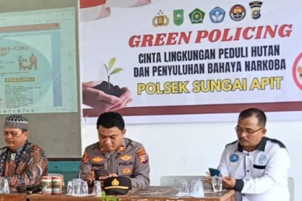 Polsek Sungai Apit Gelar Penyuluhan Bahaya Narkoba dan Gren Policing
