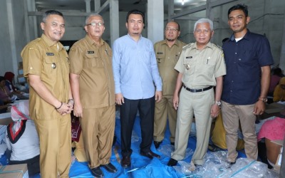 Wabup Asahan Pantau Pelipatan Kertas Surat Suara Pemilu