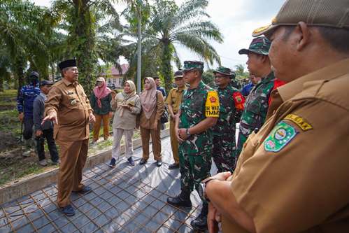 Bupati Alfedri Terima Aster Kepala Staf AD dan Cek Kesiapan TMMD