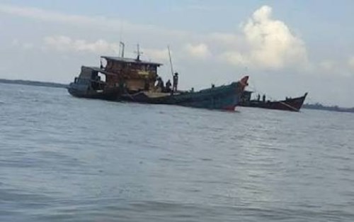 Empat Penambang Pasir Ilegal Diciduk Polda Riau