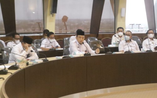 Hadiri Pertemuan HLM, Wabup Husni : Sembako di Siak Aman