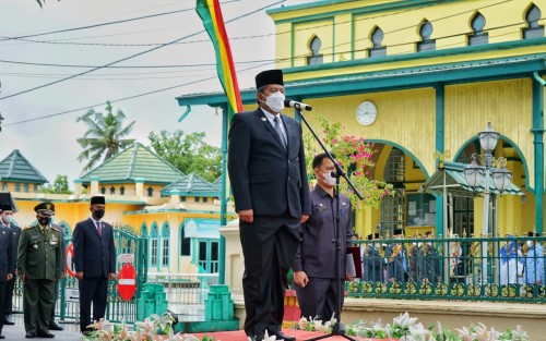 Bupati Siak Bersama Forkopimda Peringati Hari Pahlawan