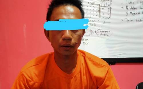 Polsek Sungai Apit Tangkap Terduga Pengedar Sabu