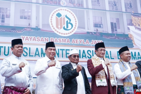 Wabup Rohul Dampingi Menag RI Hadiri Peresmian Gedung Institut Islam Internasional Basma Darul Ilmi