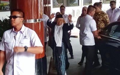 Ma'ruf Amin: Tidak Lama lagi Pak Wiranto Pulih