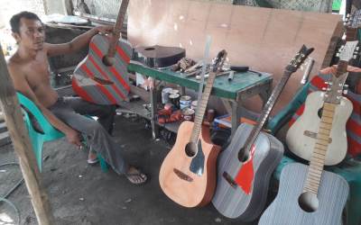 Produk Gitar Asahan Merambah Pasar Nasional