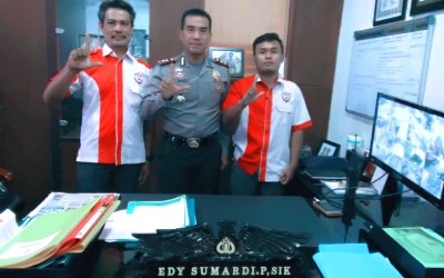 Pemuda LSM Lira Riau Silaturrahim ke Polresta Pekanbaru 