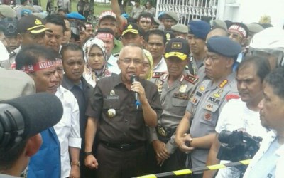 Gubri Janji Perjuangkan Buruh ke Menteri LHK