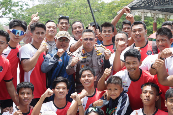 Kapolres Apresiasi Tim Dayung Polres Siak Raih Peringkat Ke 5 di Event SSBR