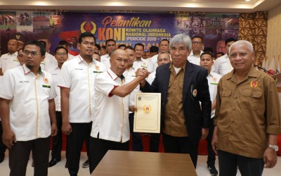 Pengurus KONI Asahan Periode 2019-2023 Resmi Dilantik