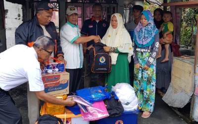 BPBD Kampar, Berikan Bantuan Korban Kebakaran