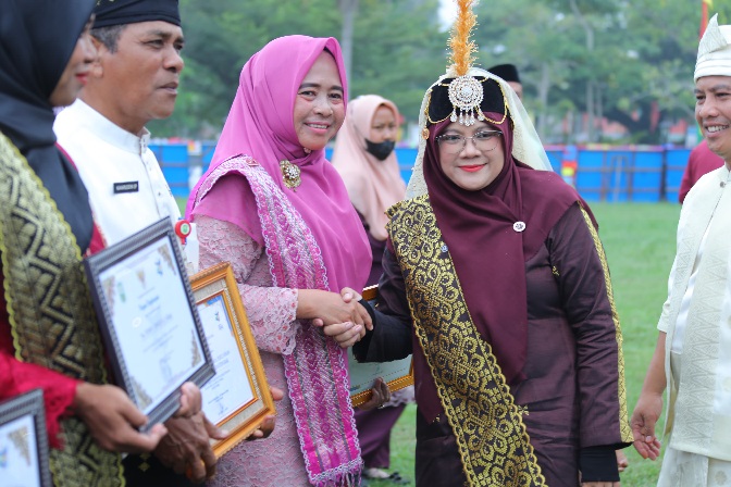Bupati Afni Pimpin Upacara HUT Siak, Sampaikan Pesan Kesetiaan dan Keadilan