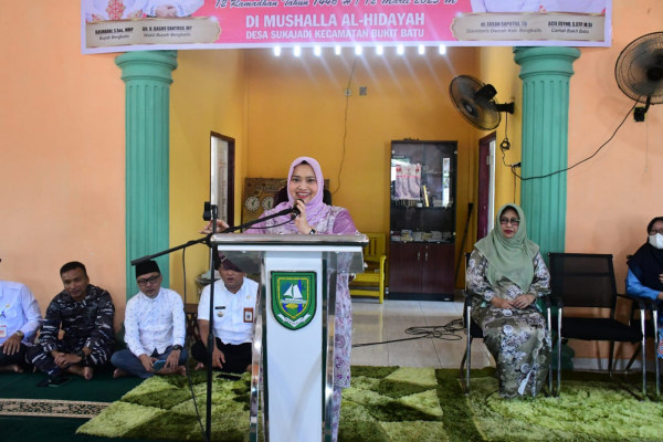 Bupati Bengkalis Kasmarni Safari Ramadhan di Kecamatan Bukit Batu