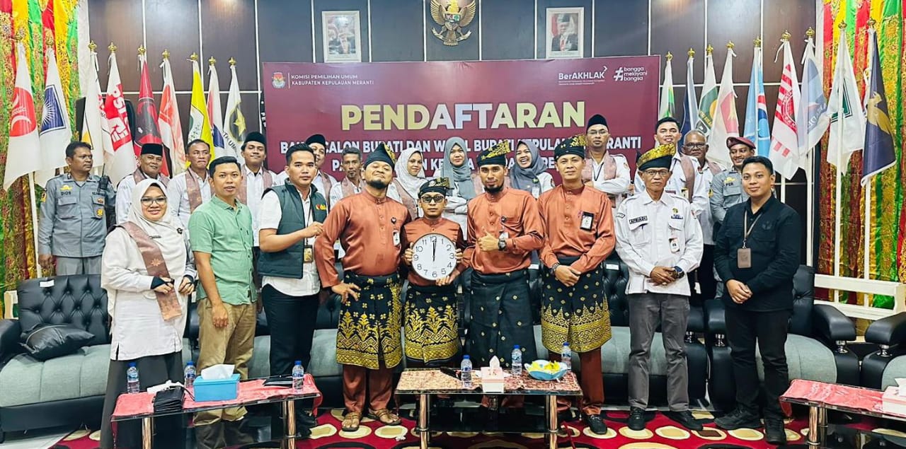 Ditutup KPU, 4 Paslon Daftar di Pilkada Kepulauan Meranti