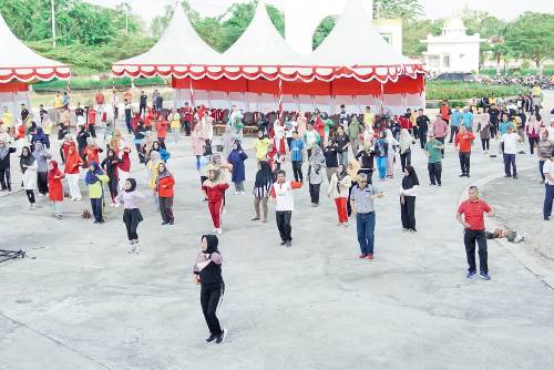 Meriahkan HUT RI ke 78, Setdakan Rohil Gelar Berbagai Perlombaan