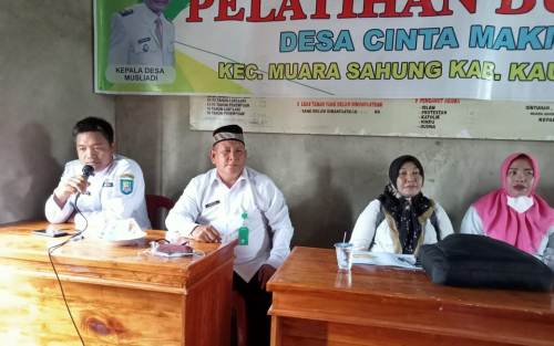 Pemdes Cinta Makmur Lakukan Pelatihan BUMDes