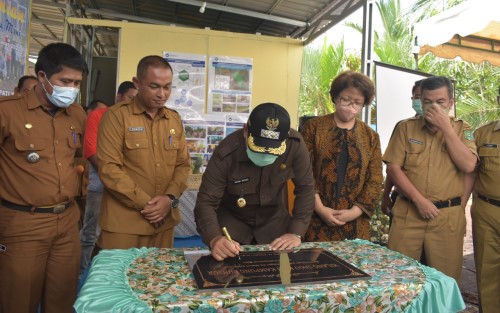 Resmikan Kilang Sagu Mini, Ini Pesan Wabup Siak Husni