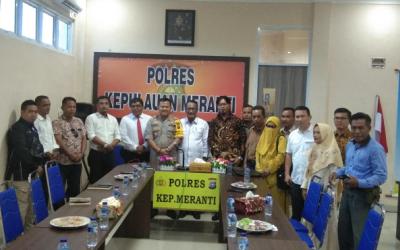 LAN Kepulauan Meranti Silaturahmi ke Mapolres Meranti