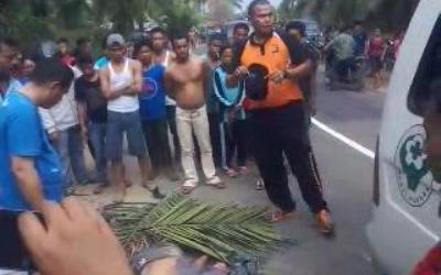 Dua Pengendara Motor Tewas Terlindas Truk Tangki