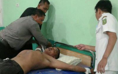 Pria Stres Lukai Warga Pandau Jaya Siak Hulu