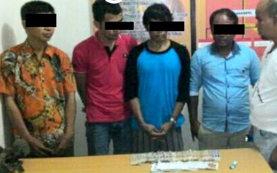 Empat Pemain Judi Kartu Ditangkap Polisi