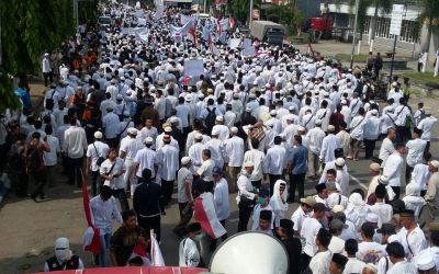 Ribuan Muslim Ponorogo Minta Ahok Diadili