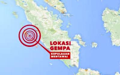 Gempa di Mentawai Terasa Hingga Malaysia