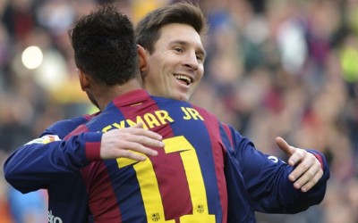 Barcelona Tundukkan Sembilan Pemain Atletico 2-1