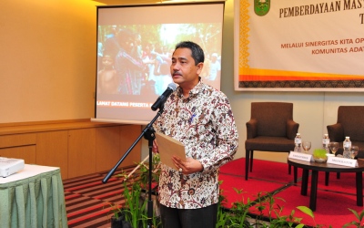 Sekdaprov Riau Buka Rakor Masyarakat dan Komunitas Adat Terpencil