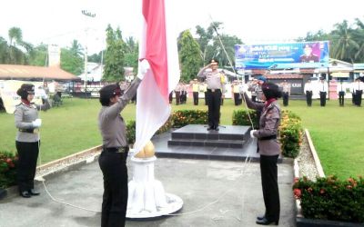 Polres Kampar Gelar Upacara Peringatan Hari Ibu ke 88