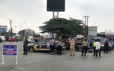 Polsek Balaraja Operasi Yustisi, Puluhan Warga Disanksi