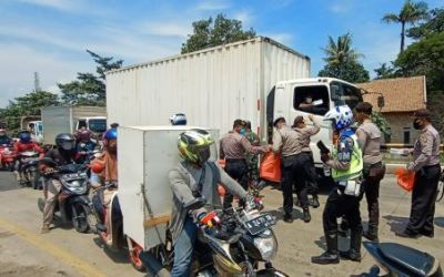 24 PSBB, Polresta Tangerang Keluarkan 7.437 Teguran